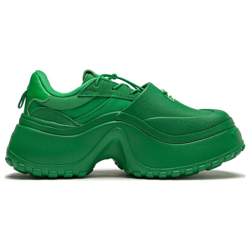 Li Ning Project* Abrasion Resistant Abrasion Resistant Low top Casual Shoes Women's Medium Green AGCT214-4
