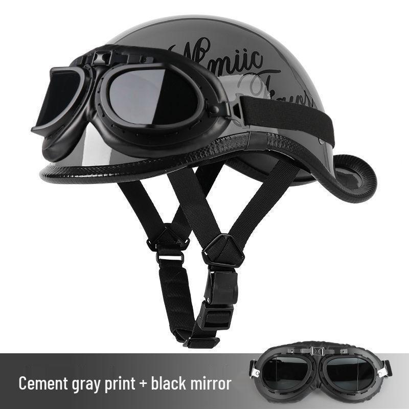 G3F Retro Japanischer Aufgebogener Heckhelm: Herren- & Damen-Cruiser-Helm für Radfahrer