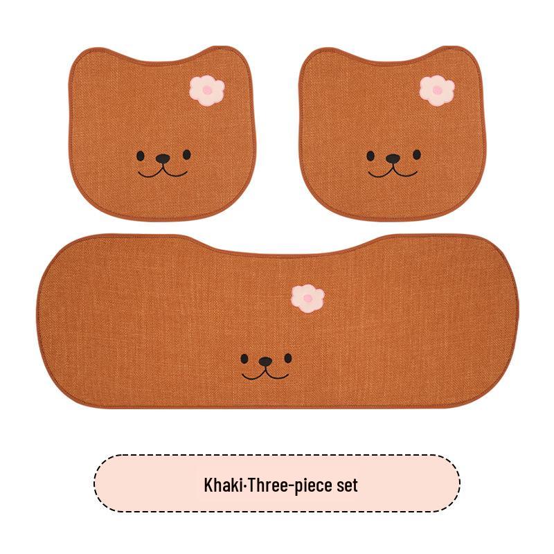 Süßes Cartoon-Bären-Autositzkissen & Universeller Rucksack für BYD Seal 05