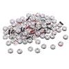 100 Stück runde Rondelle-Abstandsperlen, Kristall-Charms, Schmuckherstellung, Abstandshalter, 6 mm