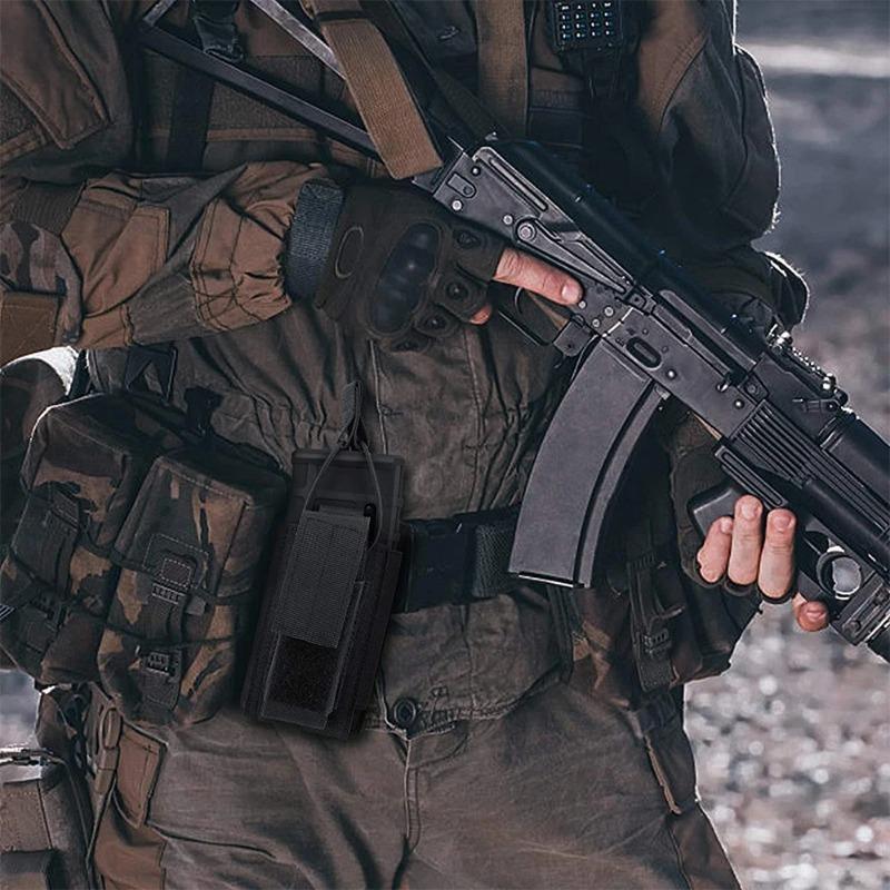 Tactical Molle Magazine Pouch Single Rifle Bag Laser Magazine Holder Waist Pack Military Hunting Gear