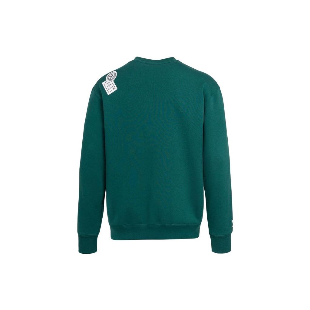 Adidas Originals Clover X Chang Csun X Su Yi Ming Triple Collaboration Series Comic Skateboard Print Sport Pullover Hoodie Men Tops Green IK4314