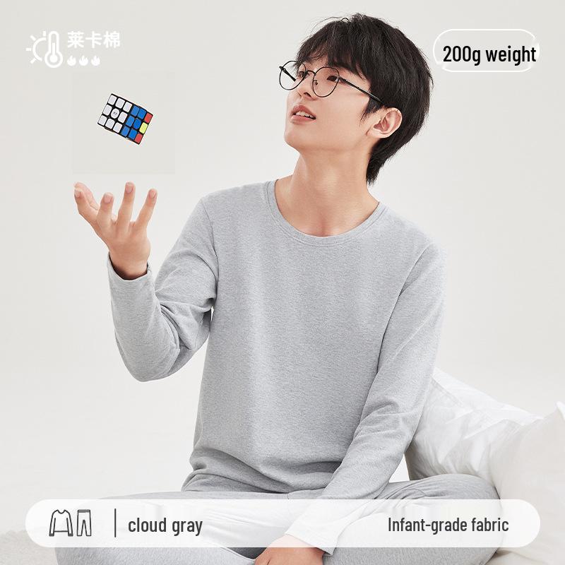 Youth Cotton Wool Base Layer Set - Warm Innerwear for Kids