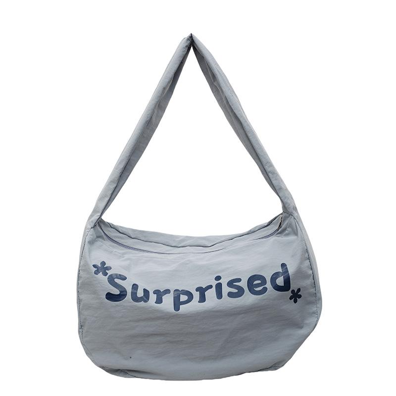 

Nylon Bag Women s Shoulder Crossbody Bag Student Large Capacity Commuter Tote Bag синій