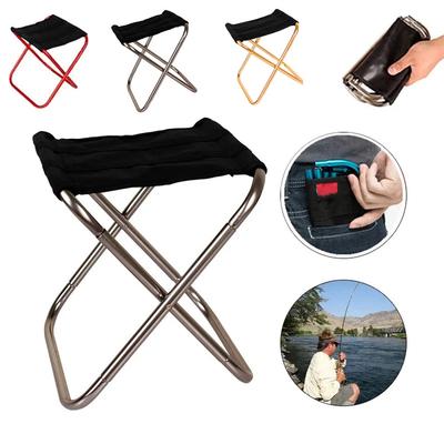 Scaun Mic Pliabil Scaun de Pescuit Aliaj de Aluminiu Portabil de Exterior Scaun Pliabil pentru Picnic Ultra-ușor Mini Depozitare Scaun de Pescuit