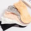 Lolita Frauen Unsichtbare Spitze Socken Dünne Damen Spitze Boot Socken Hohl Rutschfeste Flache Transparente Socken Frauen