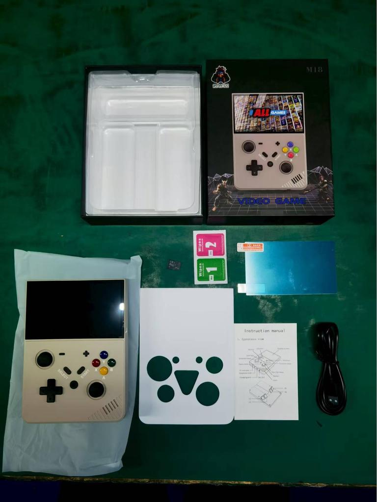 M18 Android Handheld R43PRO Retro Game Console - Portable 4K HD Large Screen Arcade Gaming Device