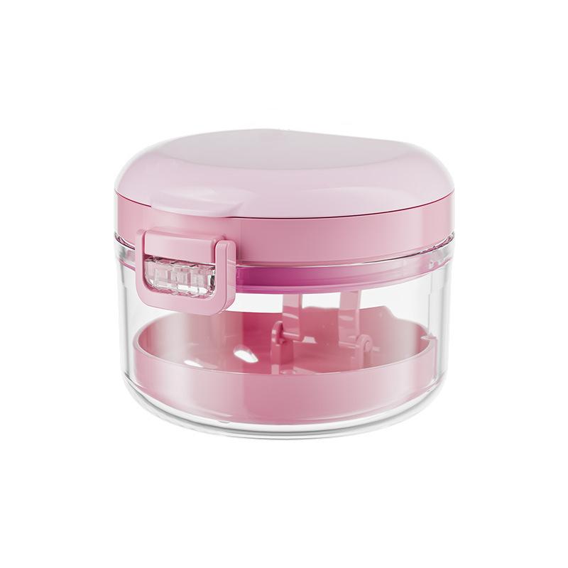 

Denture Storage Box Portable 2in1 Multi-layer Retainer Braces Case with Strainer for Oral Orthodontic Storing Cleaning Container рожевий