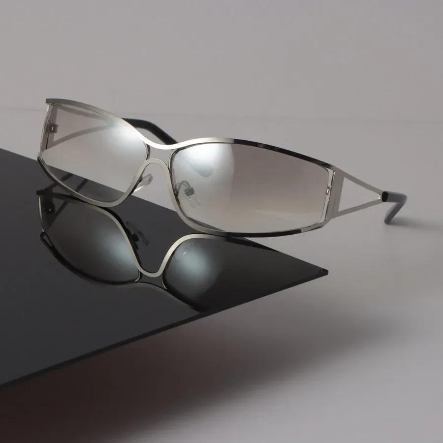 Coole Spiegel Quadratische Sonnenbrille Damen Herren Designer Sonnenbrille Luxus Weiblich Männlich Lässig Farben