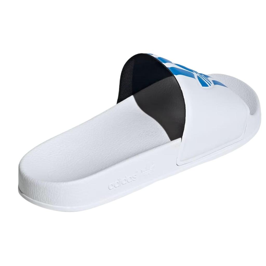 adidas Adilette Slides Cloud White Bright Blue