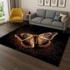 Exquisite Dreamy Butterfly Carpet Rug for Bedroom Living Room Sofa Doormat Kitchen Home Decor Carpets for Living Room Bedroom