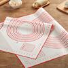 Puntos Silikon Rolling Sheet Backmatte Pad Antihaft-Backgeschirr Mehl Gebäck Teppich