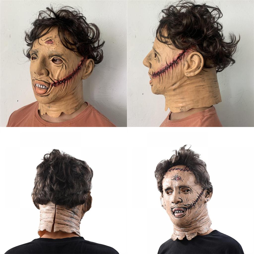 The Texas Chainsaw Massacre Säge Horror Maske Latex Rollenspiel Kostüm für Halloween Party