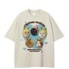Streetwear Lovely Cats Graphic T-Shirt Cotton Unisex Tops Tees Summer Short Sleeves T Shirt