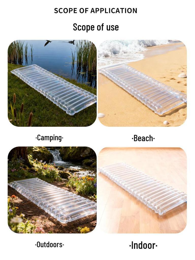 Portable Lightweight Inflatable Camping Mattress - Essential Outdoor Folding Pad