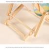 Wooden 1/6 Dollhouse Chair Multicolors Outdoor Casual Reclining Chair  For 10cm Cotton Doll