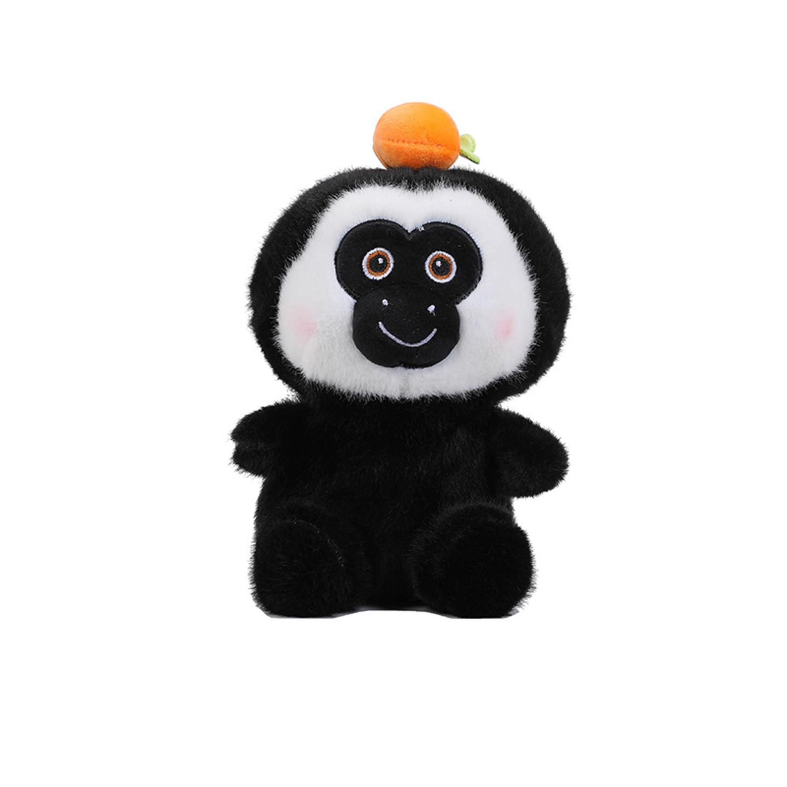 

Black And Cute Monkey Plush Toy: Smile Set One Size