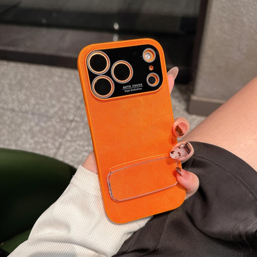 Neue Vollkamera-Schutz-Flanell-Handyhülle für iPhone 17 Pro Max 16 15 14 13 Mit Make-up-Spiegelhalter Stoßfest Weiche Hülle