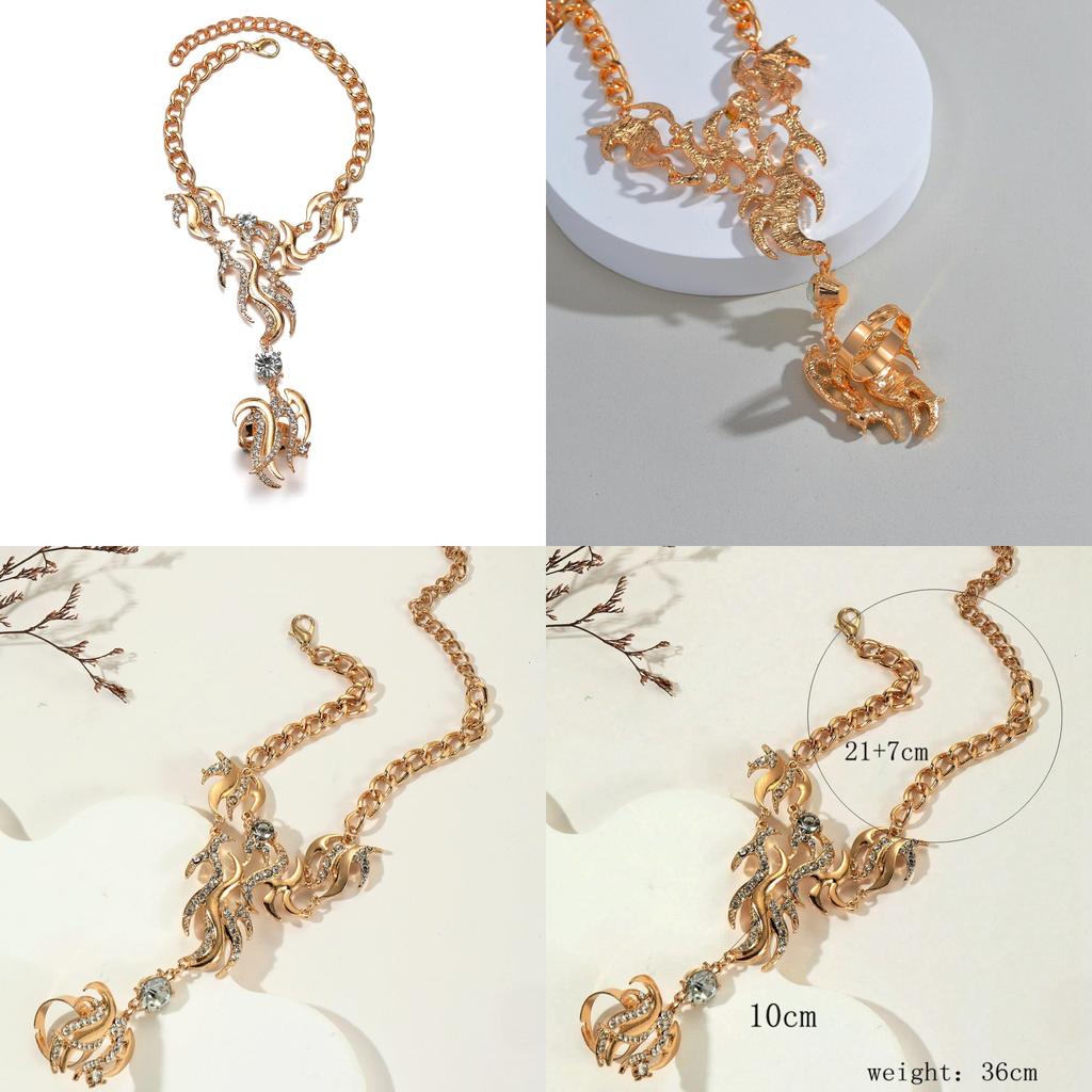 Stylish Alloy Water Diamond Geometric Hand Chain For Women Gift In Spring
