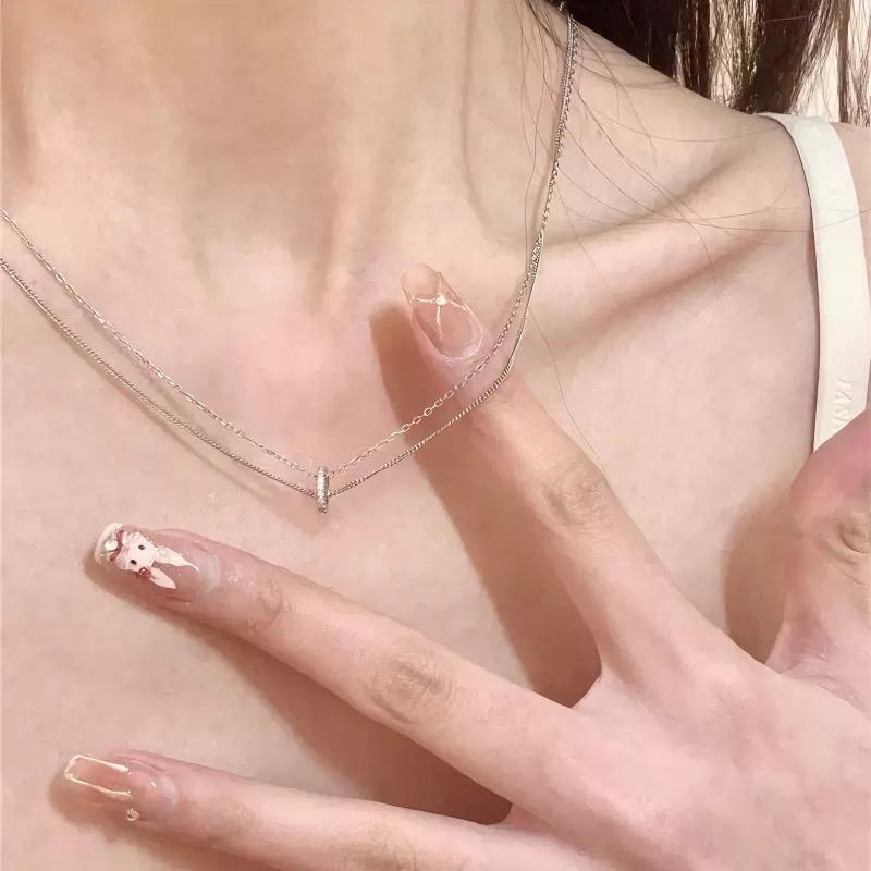 Titanium Steel Non-fading Small Waist Necklace Women's Summer Niche Design Accessories Collarbone Chain Pendant