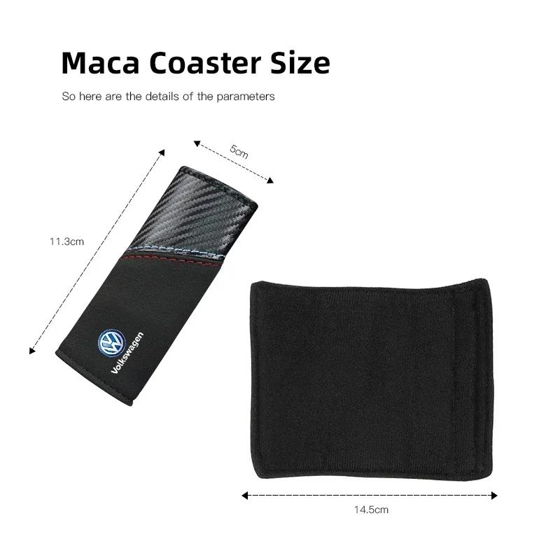 Lmn1 2Pcs Car Interior Door Handle Cover Handgrip Protect Casing For VW GTI Polo Golf Passat Tiguan Arteon Touareg Taigo Caddy Jetta