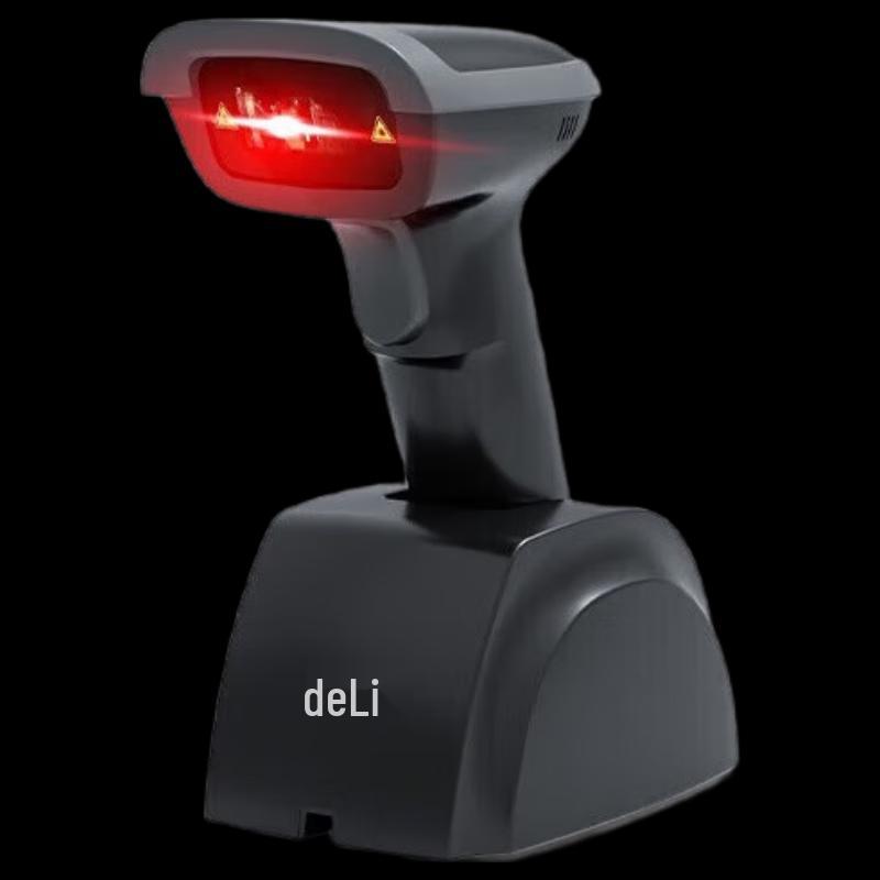 Deli Wireless 1D Laser Barcode Scanner