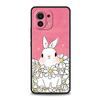 Phone Case For Xiaomi Mi 15 14 14T 13T 12T Pro 12 13 11 Lite 5G 11T X6 X5 Pro Soft TPU Cover Cute Colorful Rabbit