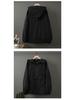 Men's High Street Splicing Hooded Jacket - Loose Fit for Outdoor Leisure and Sports
