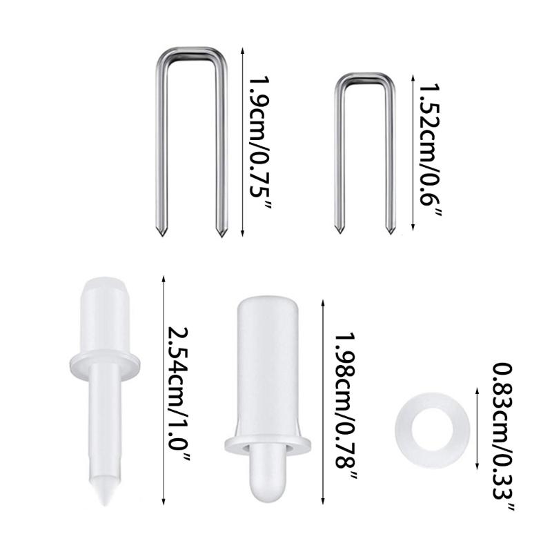 85Pcs Plantation Shutter Tilt-Rod Louvers for Staples Shutter Repair Pins Plantation Shutters Washers Repair Kit Easy To