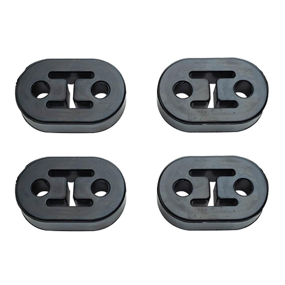 4Pcs Universal Car Exhaust Pipe Hanger Rubber 2 Holes 3 Holes 4 Holes Mount Bracket Muffler Hangers Auto Accessories RB01-4