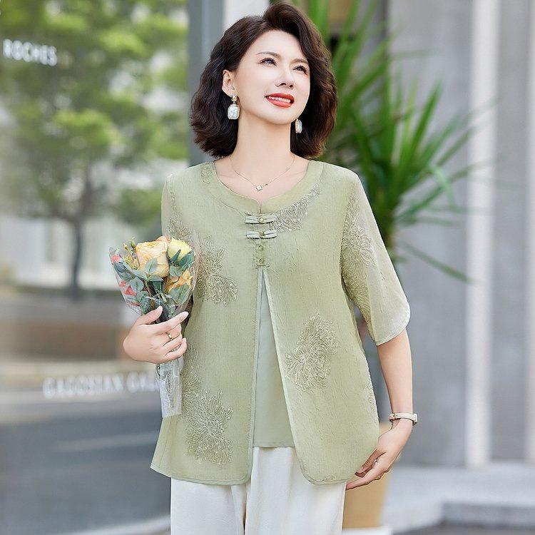 Stilvolle Sommer-Strickjacke T-Shirt für Frauen mittleren Alters & Senioren - Beliebtes Design 2026