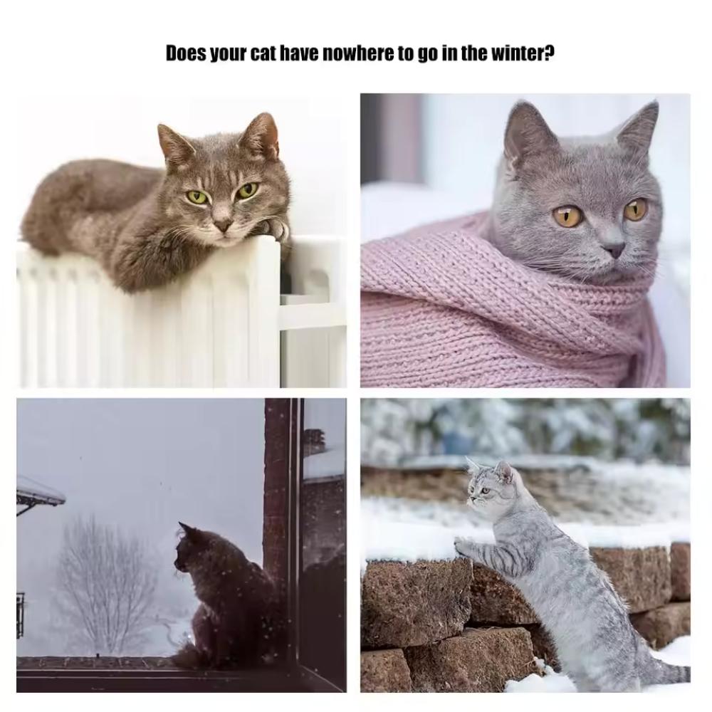 1pc Cat Pet Animal Hanging Luxury Radiator Bed Warm Fleece Basket Cradle Hammock Metal Iron Frame Cat Accessories Radiator Bed