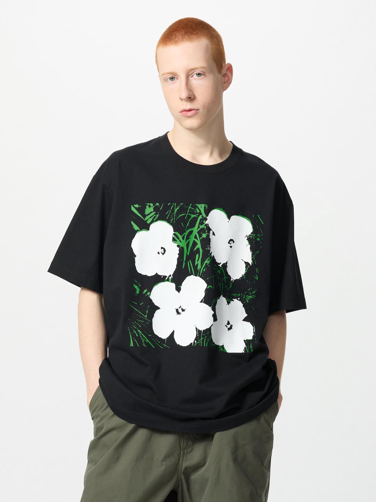 

Uniqlo Футболка с коротким рукавом в стиле поп-арт UT NY с графическим принтом Энди С. 09 BLACK/UNISEX S