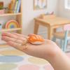 Keychain Pendant, Simulated Salmon Sushi Stress Relief Toy with Hanging Food Texture Chain, 3D Printed Ornament for Backpack School Bag Charm