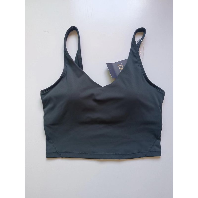 

Lulu Minimalist Nude Feel Sling Training Vest Yoga Stone grinding Ash M