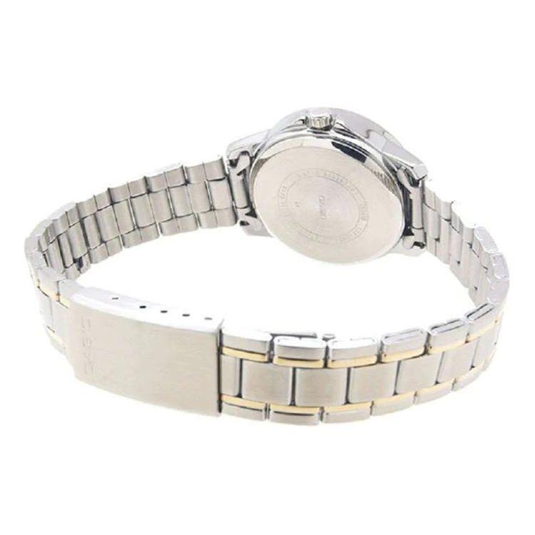 Casio Standard Series Waterproof Calendar Vintage Watch Quartz Movement Stainless Steel Band Women watches Silver LTP-V006SG-9B