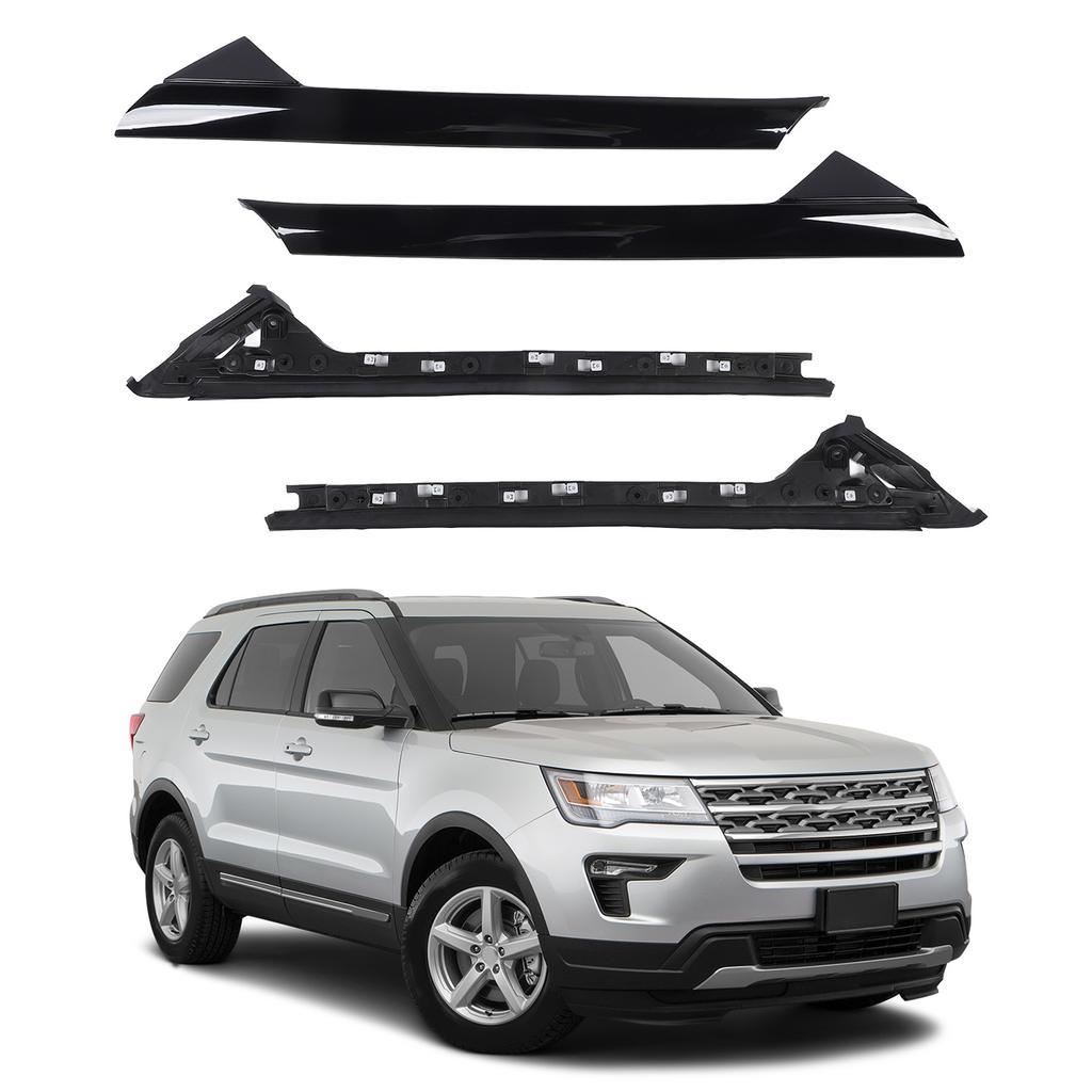 A Pillar Trim Kit Tough BB5Z 7803144  Aesthetic Long Durability Abrasion Resistance for  2011 To 2019