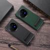 For Vivo X Fold3 Pro Cell Phone Cover Drop-proof PC+PU Leather Hidden Kickstand Case