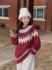 Men’s Soft Knit Fair Isle Sweater - Autumn/Winter 2025 Collection: Casual, Versatile, and Perfect for the Christmas Season