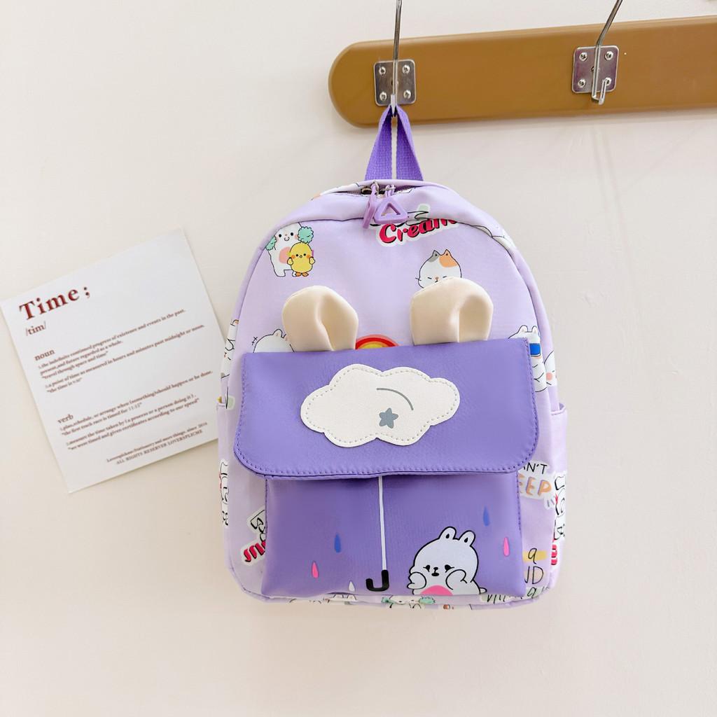 Fun And Playful Animal Print Kids Backpack Large Capacity For School