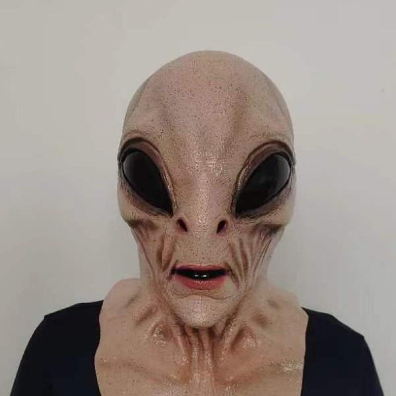 Alien Mask Latex Halloween Cosplay Costume Horror Party Prop