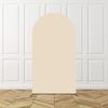 1Pc Wedding Brown Arch Backdrop Decoration Baby Party Kids Birthday Wedding Celebration Polyester Elastic Background Cover Prop