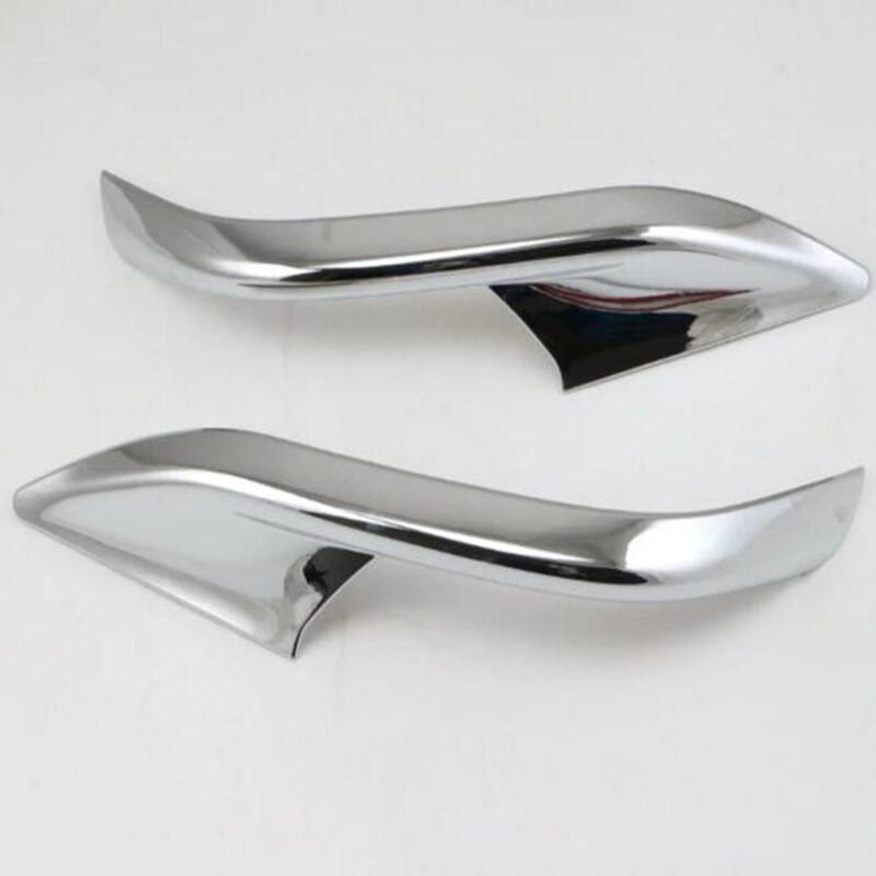 For Toyota Vios/Yaris sedan 2017 2018 ABS Chrome rear fog lamp Light Covers Frame Trim accessories Car Styling