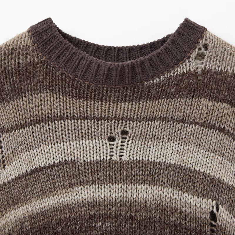 Broadcast Women's Relaxed Fit Knitted Long-Sleeve Sweater