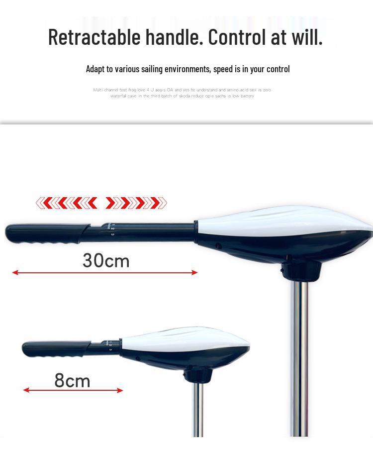 Suyi Electric Outboard Motor with Propeller for Boats 12V/24V