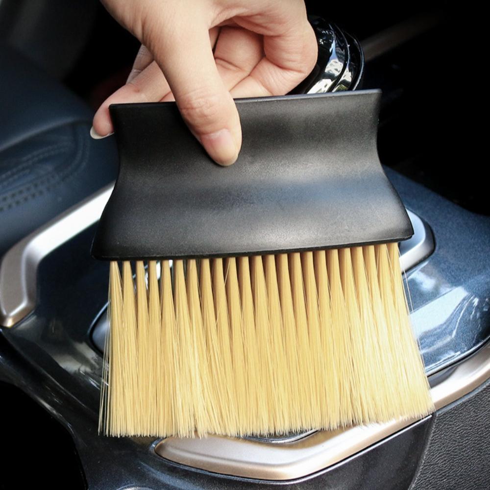 Car Interior Sweeping Dust Soft Brush Car Wash Tool Artifact Car Interior Gap Dust Brush Air Outlet Cleaning Brush