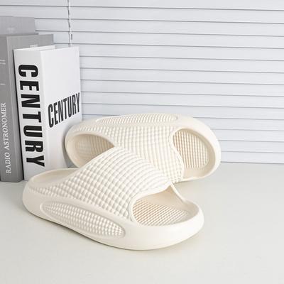 Mode Herrtofflor Sko för Män Halkfri Utomhus Strand Enkla Sandaler Designad Tjock Sula Manlig Slide Lättvikt Trendig Allround