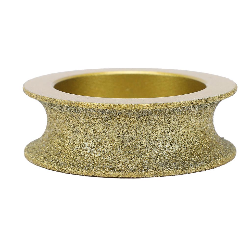 3 Inch Brazed Diamond Grinding Wheel Profile Hand Edging Wheel for 20mm Thick Tile Quartz Marble Granite