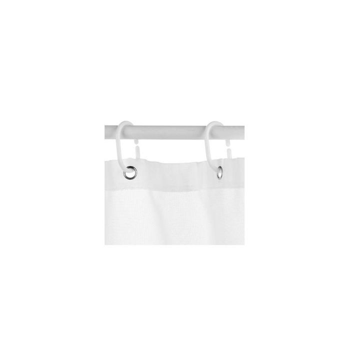 Rideau de douche - Instant d'O - Polyester - Blanc - 180x200cm