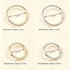 Adjustable Hem Clip Metal Ring No Sew Clip Creative Fabric Fastener  For Dresses